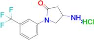 4-Amino-1-[3-(trifluoromethyl)phenyl]pyrrolidin-2-one hydrochloride