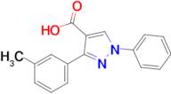 3-(3-Methylphenyl)-1-phenyl-1h-pyrazole-4-carboxylic acid