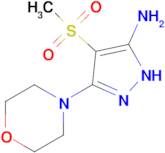 4-Methanesulfonyl-3-(morpholin-4-yl)-1h-pyrazol-5-amine