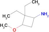 2,2-Diethyl-3-methoxycyclobutan-1-amine