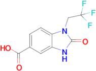 2-Oxo-1-(2,2,2-trifluoroethyl)-2,3-dihydro-1h-1,3-benzodiazole-5-carboxylic acid