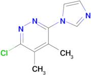 3-Chloro-6-(1h-imidazol-1-yl)-4,5-dimethylpyridazine