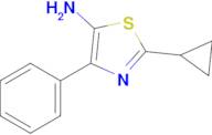 2-Cyclopropyl-4-phenyl-1,3-thiazol-5-amine