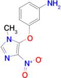 3-[(1-methyl-4-nitro-1h-imidazol-5-yl)oxy]aniline