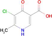 5-chloro-6-methyl-4-oxo-1,4-dihydropyridine-3-carboxylic acid