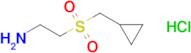 2-Cyclopropylmethanesulfonylethan-1-amine hydrochloride