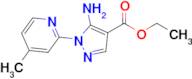 Ethyl 5-amino-1-(4-methylpyridin-2-yl)-1h-pyrazole-4-carboxylate