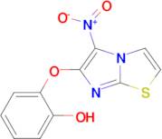 2-({5-nitroimidazo[2,1-b][1,3]thiazol-6-yl}oxy)phenol