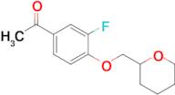 1-[3-fluoro-4-(oxan-2-ylmethoxy)phenyl]ethan-1-one