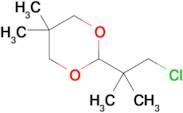 2-(1-Chloro-2-methylpropan-2-yl)-5,5-dimethyl-1,3-dioxane