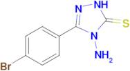 4-amino-3-(4-bromophenyl)-4,5-dihydro-1H-1,2,4-triazole-5-thione