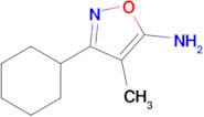 3-Cyclohexyl-4-methyl-1,2-oxazol-5-amine