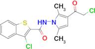 3-Chloro-n-[3-(2-chloroacetyl)-2,5-dimethyl-1h-pyrrol-1-yl]-1-benzothiophene-2-carboxamide