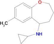 n-Cyclopropyl-7-methyl-2,3,4,5-tetrahydro-1-benzoxepin-5-amine