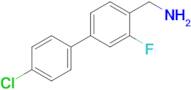 [4-(4-chlorophenyl)-2-fluorophenyl]methanamine