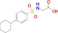 2-(4-Cyclohexylbenzenesulfonamido)acetic acid