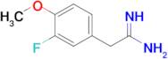 2-(3-Fluoro-4-methoxyphenyl)ethanimidamide