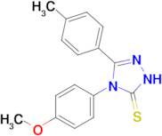 4-(4-methoxyphenyl)-3-(4-methylphenyl)-4,5-dihydro-1H-1,2,4-triazole-5-thione