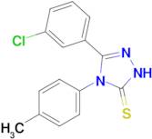 3-(3-chlorophenyl)-4-(4-methylphenyl)-4,5-dihydro-1H-1,2,4-triazole-5-thione