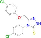 3-[(4-chlorophenoxy)methyl]-4-(4-chlorophenyl)-4,5-dihydro-1H-1,2,4-triazole-5-thione