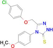 3-[(4-chlorophenoxy)methyl]-4-(4-methoxyphenyl)-4,5-dihydro-1H-1,2,4-triazole-5-thione