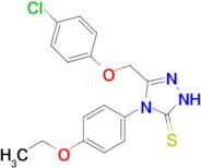 3-[(4-chlorophenoxy)methyl]-4-(4-ethoxyphenyl)-4,5-dihydro-1H-1,2,4-triazole-5-thione