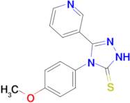 4-(4-methoxyphenyl)-3-(pyridin-3-yl)-4,5-dihydro-1H-1,2,4-triazole-5-thione