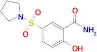 2-Hydroxy-5-(pyrrolidine-1-sulfonyl)benzamide