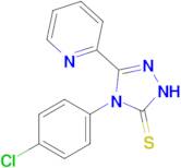 4-(4-chlorophenyl)-3-(pyridin-2-yl)-4,5-dihydro-1H-1,2,4-triazole-5-thione