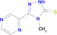4-methyl-3-(pyrazin-2-yl)-4,5-dihydro-1H-1,2,4-triazole-5-thione