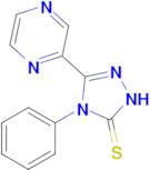 4-phenyl-3-(pyrazin-2-yl)-4,5-dihydro-1H-1,2,4-triazole-5-thione