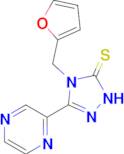 4-[(furan-2-yl)methyl]-3-(pyrazin-2-yl)-4,5-dihydro-1H-1,2,4-triazole-5-thione