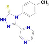 4-(4-methylphenyl)-3-(pyrazin-2-yl)-4,5-dihydro-1H-1,2,4-triazole-5-thione