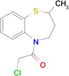 2-Chloro-1-(2-methyl-2,3,4,5-tetrahydro-1,5-benzothiazepin-5-yl)ethan-1-one