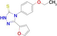 4-(4-ethoxyphenyl)-3-(furan-2-yl)-4,5-dihydro-1H-1,2,4-triazole-5-thione