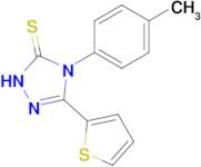 4-(4-methylphenyl)-3-(thiophen-2-yl)-4,5-dihydro-1H-1,2,4-triazole-5-thione