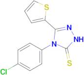 4-(4-chlorophenyl)-3-(thiophen-2-yl)-4,5-dihydro-1H-1,2,4-triazole-5-thione