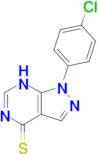 1-(4-chlorophenyl)-1H,4H,7H-pyrazolo[3,4-d]pyrimidine-4-thione