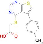 2-{[5-(4-methylphenyl)thieno[2,3-d]pyrimidin-4-yl]sulfanyl}acetic acid