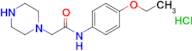 n-(4-Ethoxyphenyl)-2-(piperazin-1-yl)acetamide hydrochloride