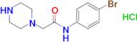 n-(4-Bromophenyl)-2-(piperazin-1-yl)acetamide hydrochloride