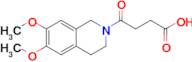 4-(6,7-Dimethoxy-1,2,3,4-tetrahydroisoquinolin-2-yl)-4-oxobutanoic acid