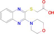 2-{[3-(morpholin-4-yl)quinoxalin-2-yl]sulfanyl}acetic acid