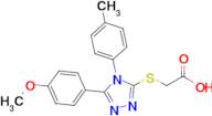 2-{[5-(4-methoxyphenyl)-4-(4-methylphenyl)-4h-1,2,4-triazol-3-yl]sulfanyl}acetic acid