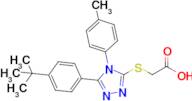 2-{[5-(4-tert-Butylphenyl)-4-(4-methylphenyl)-4h-1,2,4-triazol-3-yl]sulfanyl}acetic acid