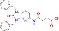 3-({1,3-dibenzyl-2-oxo-1h,2h,3h-imidazo[4,5-b]pyridin-5-yl}carbamoyl)propanoic acid