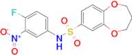 n-(4-Fluoro-3-nitrophenyl)-3,4-dihydro-2h-1,5-benzodioxepine-7-sulfonamide