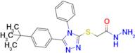 2-{[5-(4-tert-Butylphenyl)-4-phenyl-4h-1,2,4-triazol-3-yl]sulfanyl}acetohydrazide