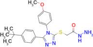 2-{[5-(4-tert-Butylphenyl)-4-(4-methoxyphenyl)-4h-1,2,4-triazol-3-yl]sulfanyl}acetohydrazide