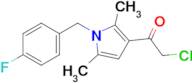 2-Chloro-1-{1-[(4-fluorophenyl)methyl]-2,5-dimethyl-1h-pyrrol-3-yl}ethan-1-one